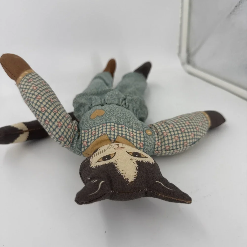Vintage Cottagecore Handmade‎ Fabric Doll 